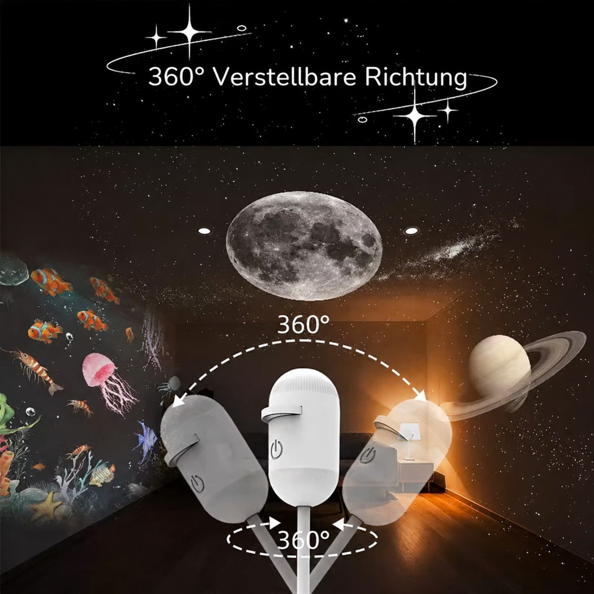 NovaLicht™ Galaxieprojektor